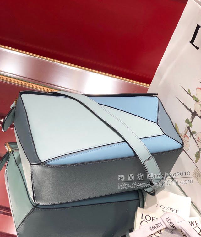 LOEWE經典爆款包包 羅意威小號Puzzle拼接手提斜挎包 10172  tcl1195